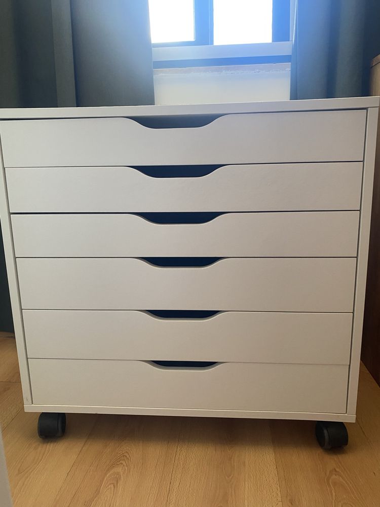 Bloco de Gavetas Alex Ikea