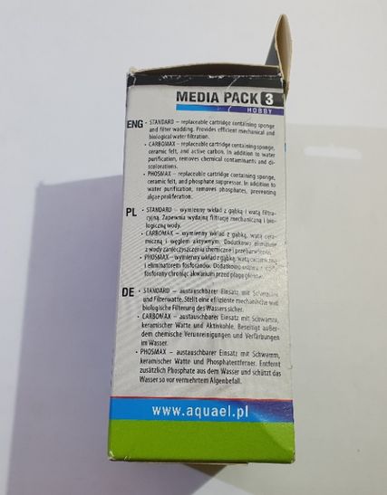 Wkład filtracyjny nowy AQUAEL MEDIA PACK 3, Lombard Jasło Czackiego
