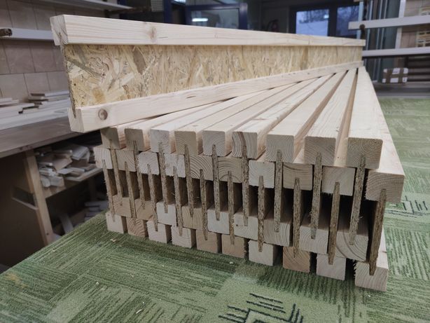 Belka dwuteowa konstrukcyjna drewniana