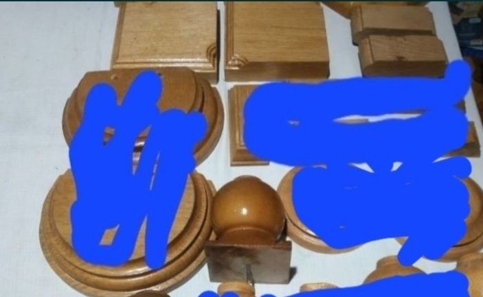 Разные изделия и заготовки из дерева дуб