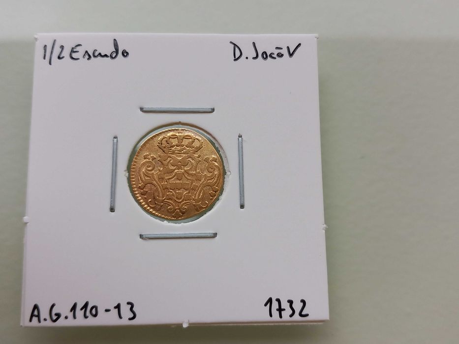 Moeda 1/2 Escudo 1732 D. João V