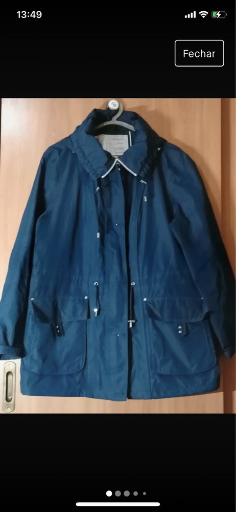 Parka xl azul escuro