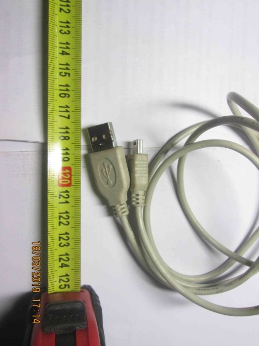 Кабель USB-miniUSB (Тип B) 120 см.