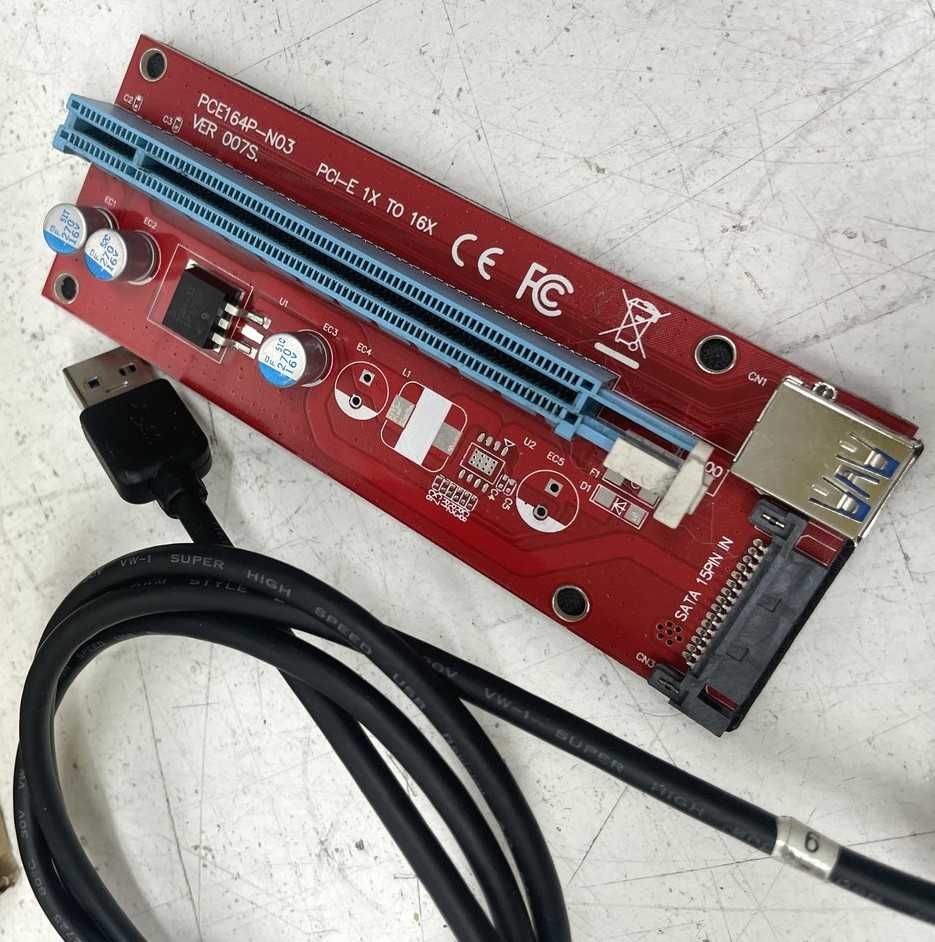 Райзер для Майнинга PCI-E 1x to 16x