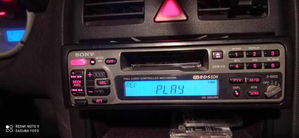 Radio samochodowe Sony - XR 5800RV D-bass/Car radio stereo cassette pl