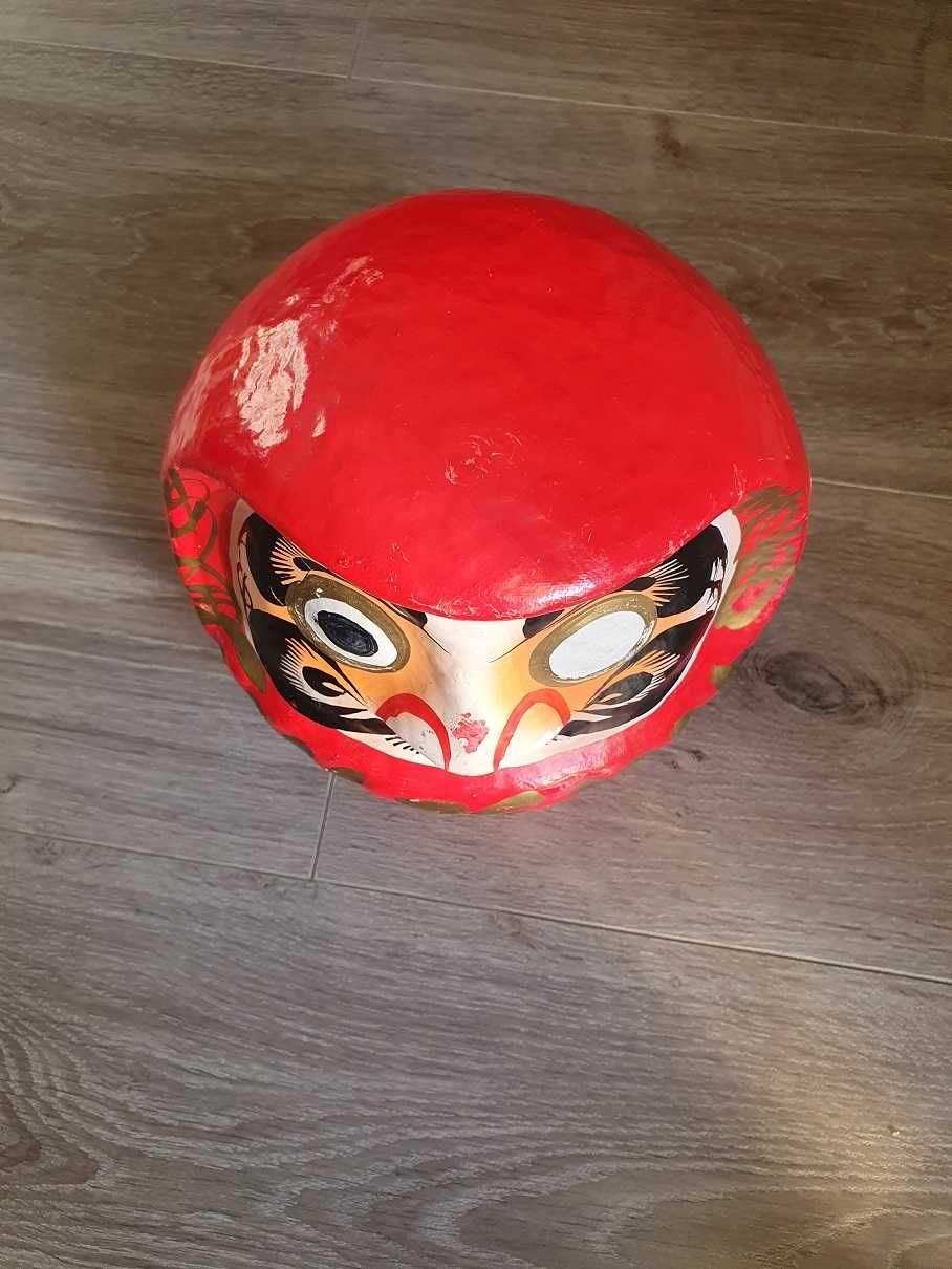 Daruma 20cm japońska głowa talizman szczęścia dekoracja ozdoba Azja