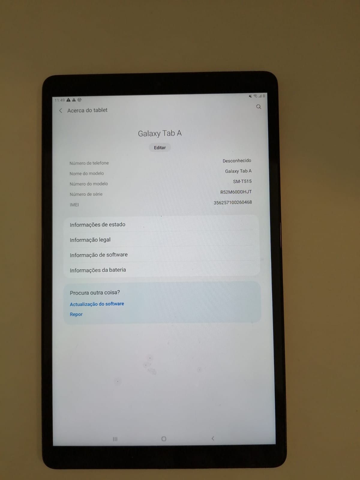 Tablet Samsung Galaxy Tab A