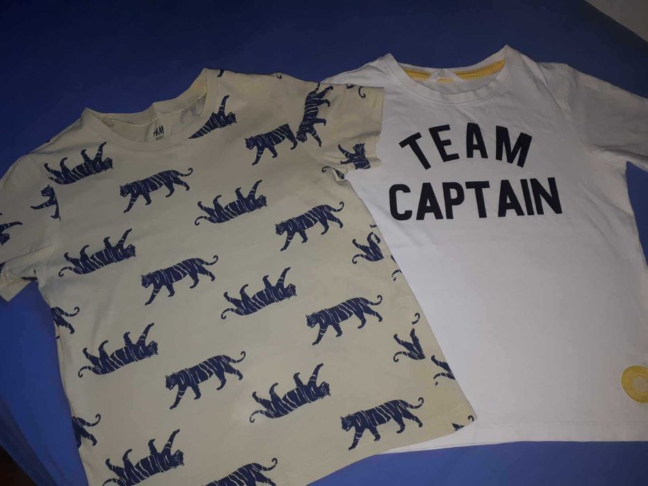 T-shirt 2 sztuki H&M - rozmiar 122/128