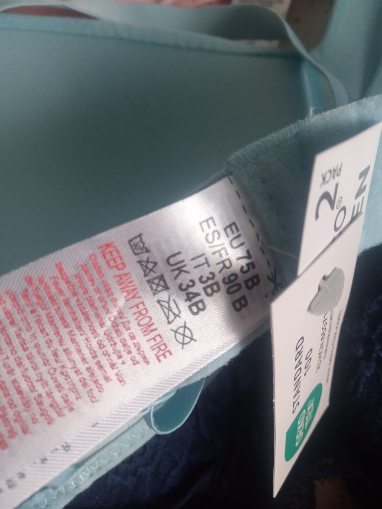 Komplet bielizny damskie staniki 75b
