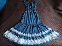 Літнє довге плаття/летнее платье сарафан