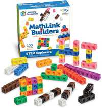 Математические кубики Learning Resources 2 см (100 штук) STEM MathLink