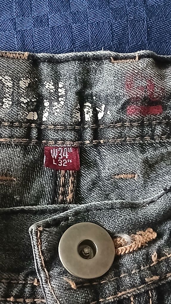 Denim jeansy męskie
