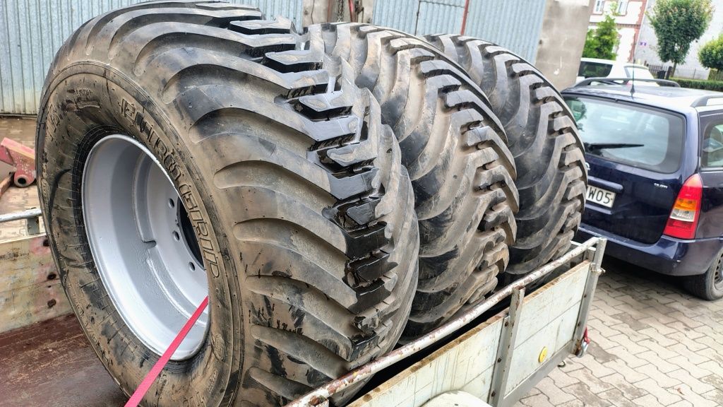 Koła 550/60 r22.5 jak nowe 10 otworów do przyczepy beczki