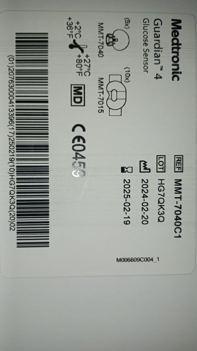 Medtronic Guardian 4 сенсоры