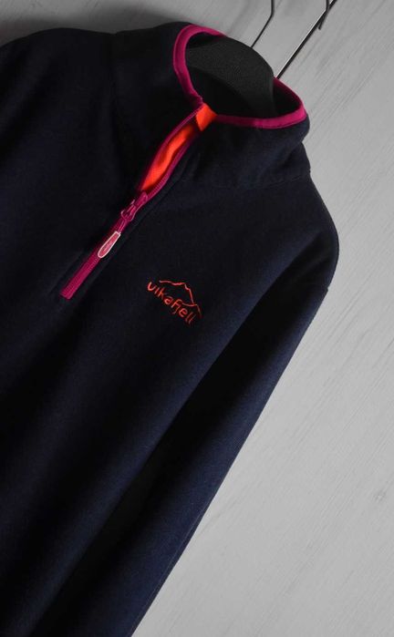 Bluza 152 polarowa ciepła Vikafjell sportowa z polaru trekkingowa