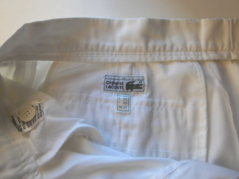 OPORTUNIDADE: Calça de homem, NOVA, clássica, cor branca LACOSTE 44FR