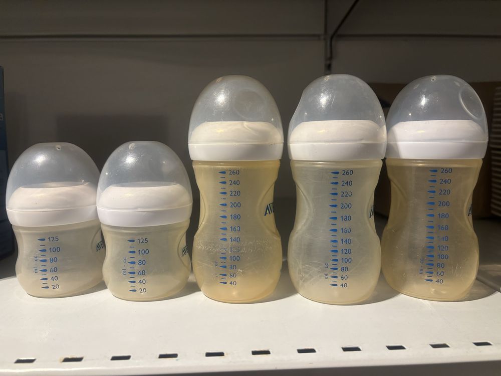 5 butelek Philips Avent 2x 125ml 3x 260ml