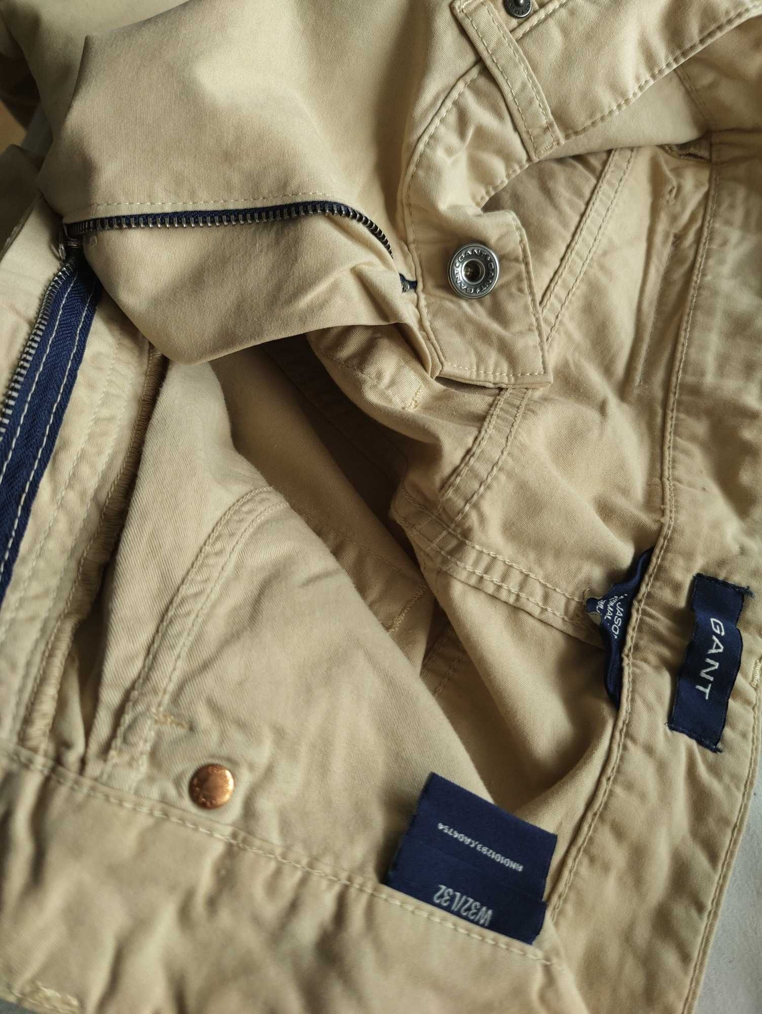 Джинсы Gant jeans Jason USA w32 stretch beige.