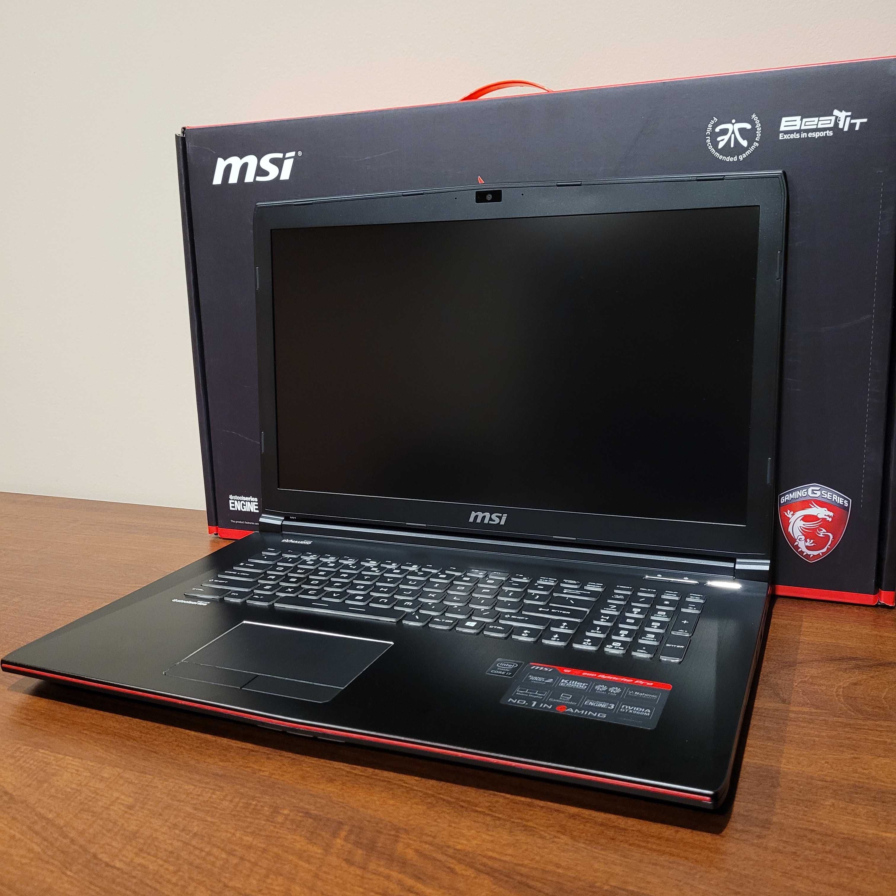 STAN B. DOBRY Laptop gamingowy MSI GE72 2QD Apache Pro