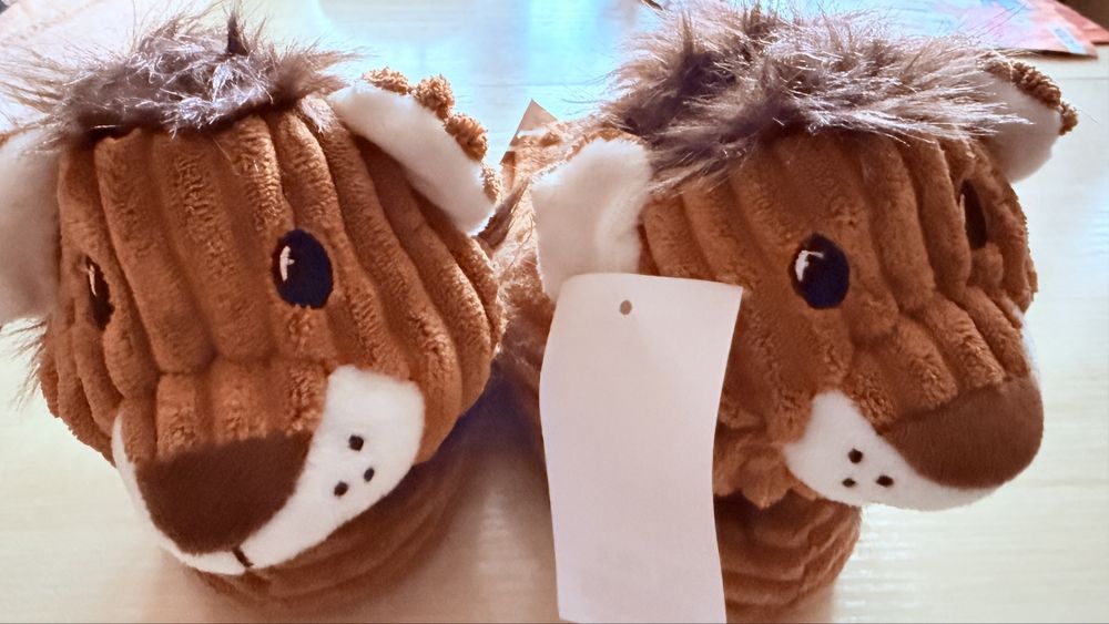 Bambosze paputki papcie kapcie lew rozm. 28/29