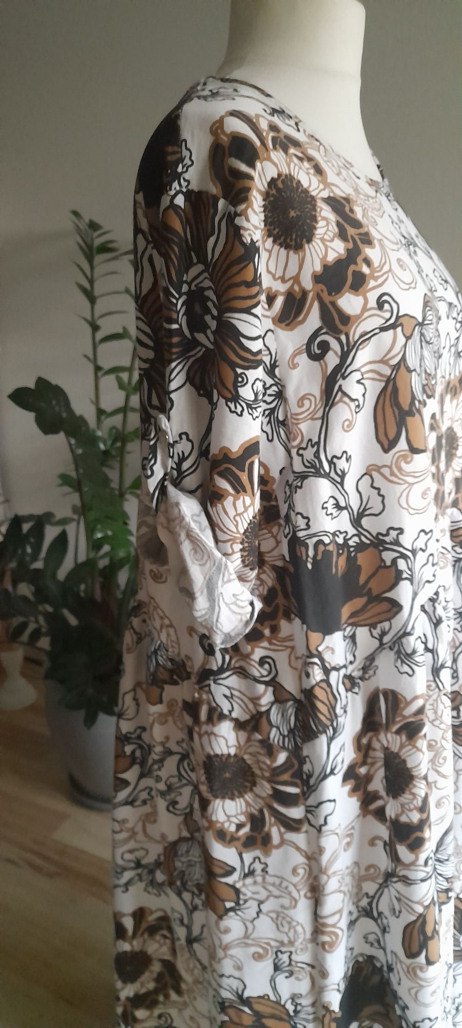 Sukienka jesienny print