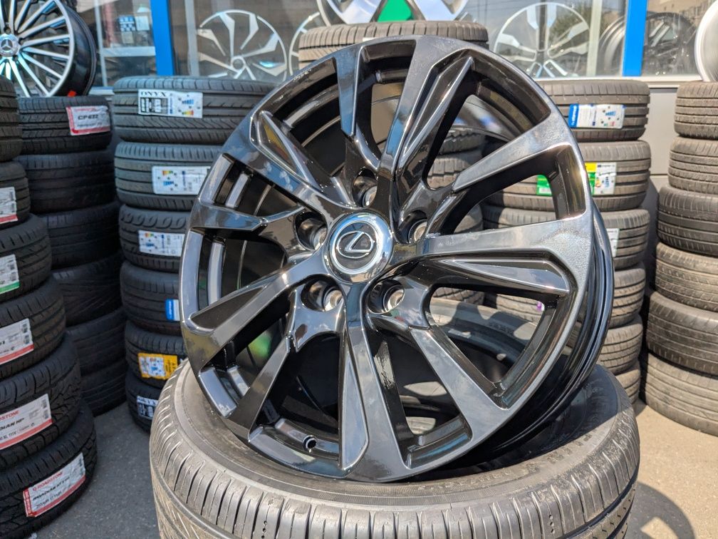 диски R20_ 5х150_ Lexus LX черный глянец