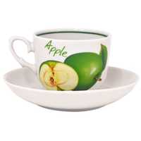 Чашки на підставці "зелене яблуко"