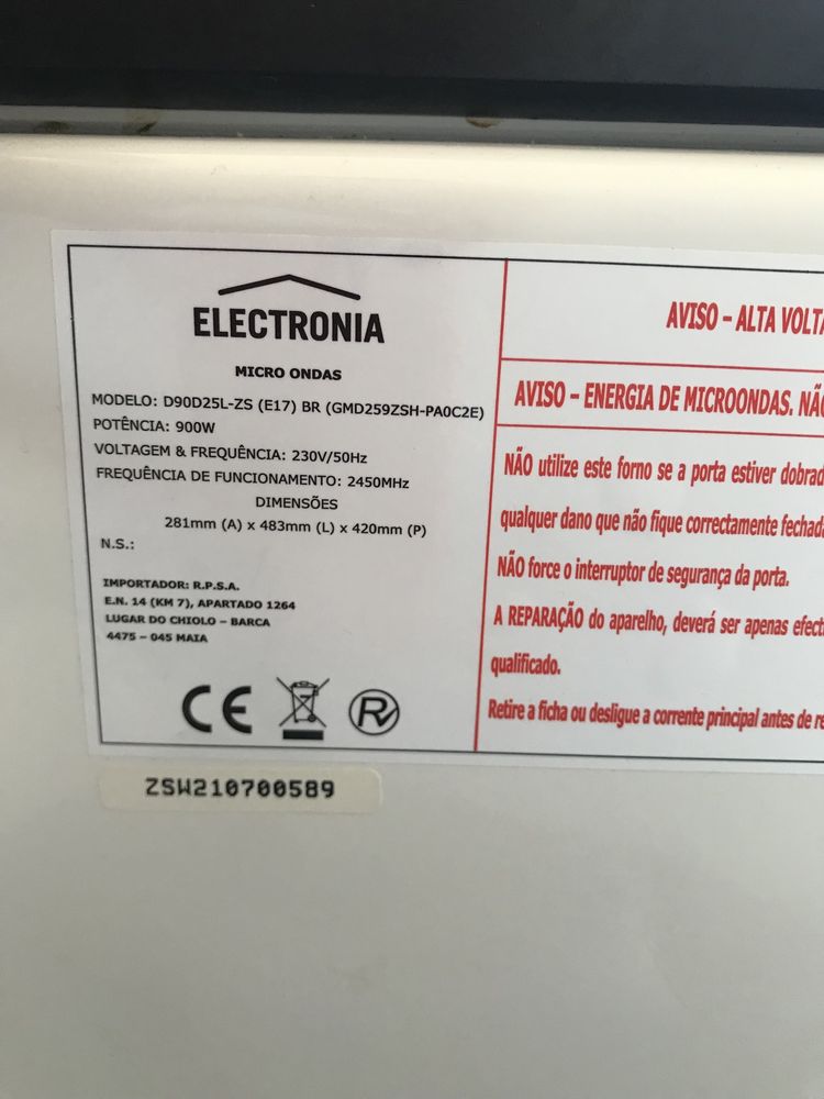 Vendo Microondas Electronia