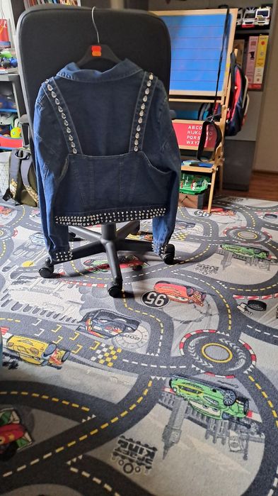 Katana jeansowa z dżetami