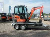 Brenderup MT 2600 przyczepa laweta pod minikoparkę walec DMC 2600 kg