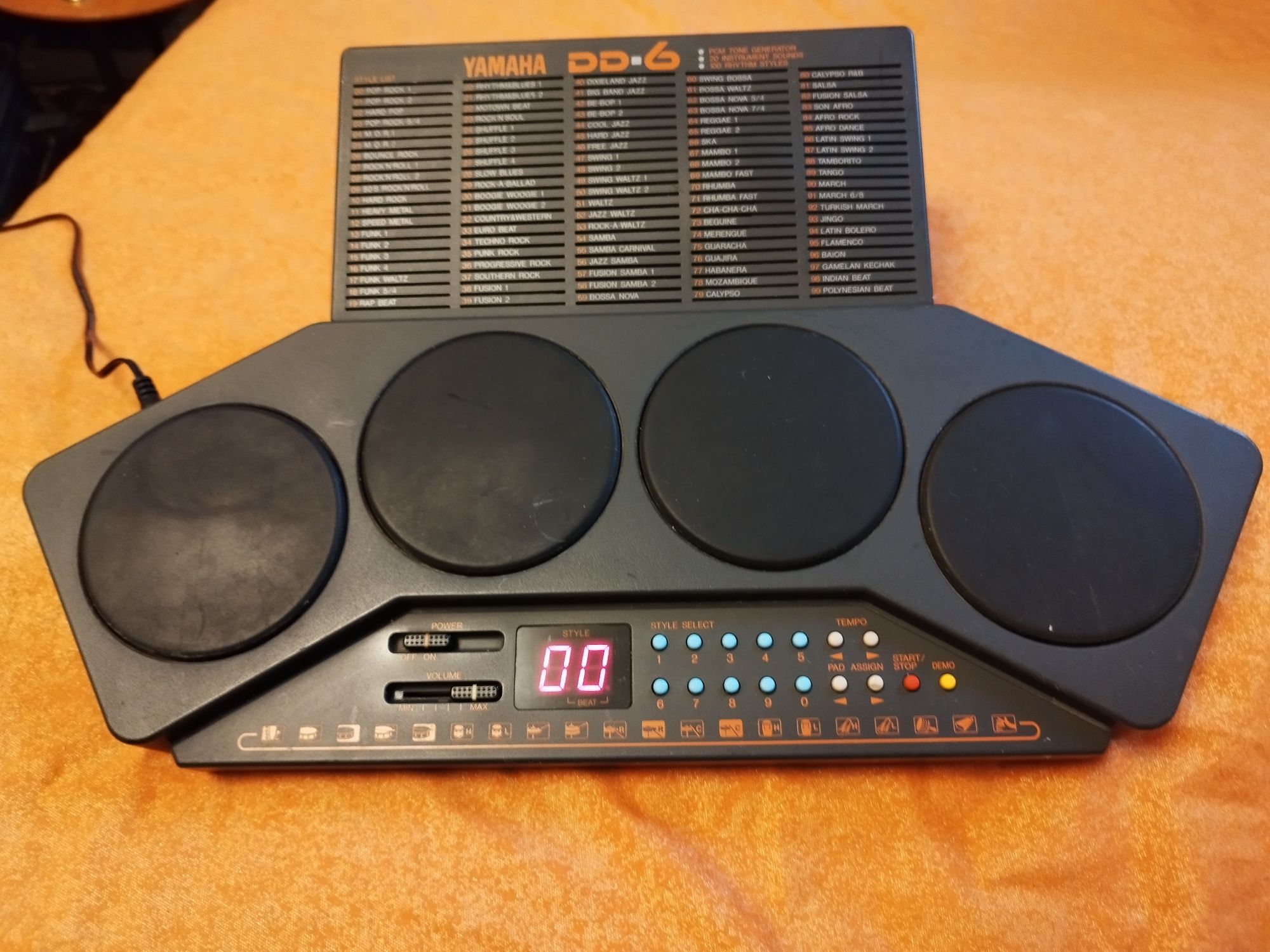 YAMAHA DD-6 Cyfrowa elektroniczna perkusja 4-padowa
