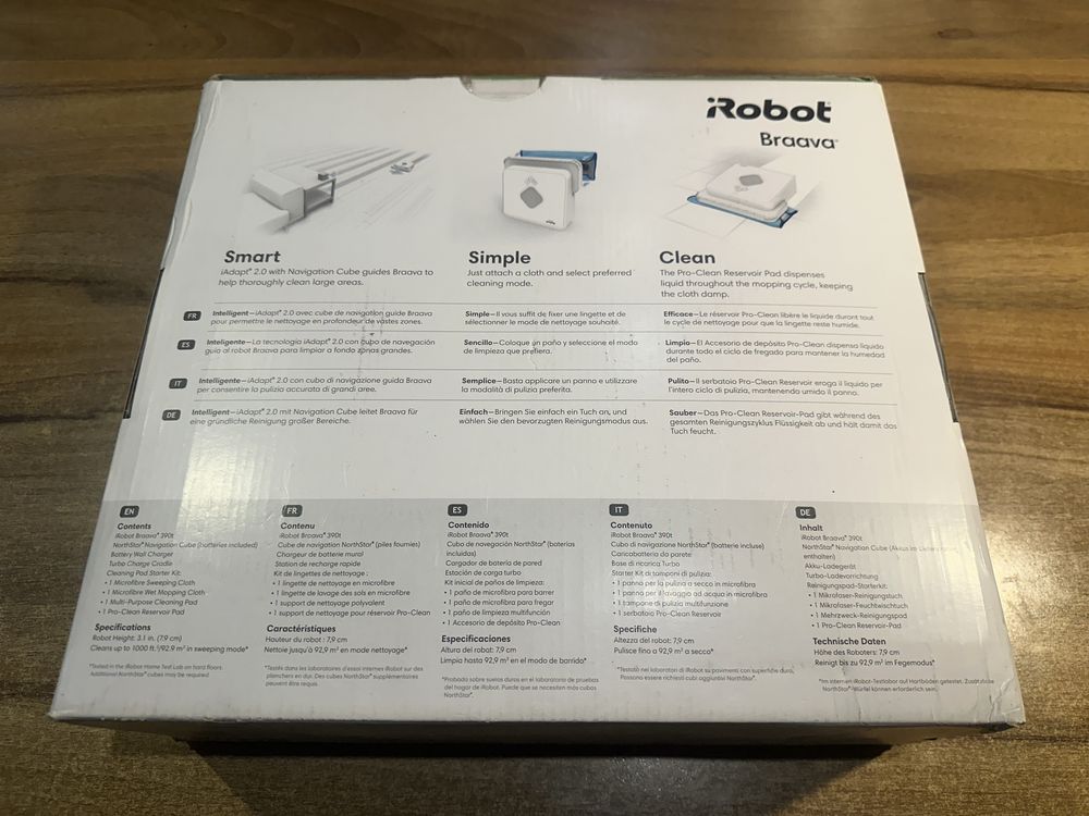 Robot sprzątający iRobot Braava 390t NOWY !!!