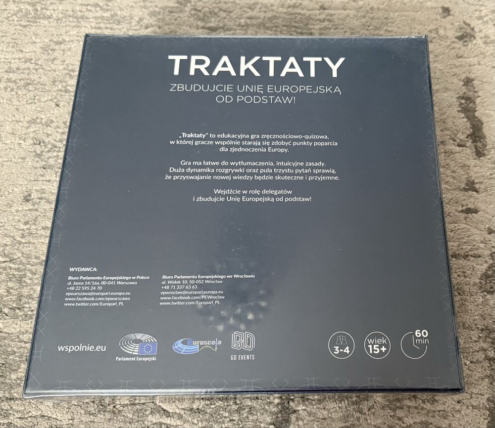 Traktaty Gra planszowa 15+