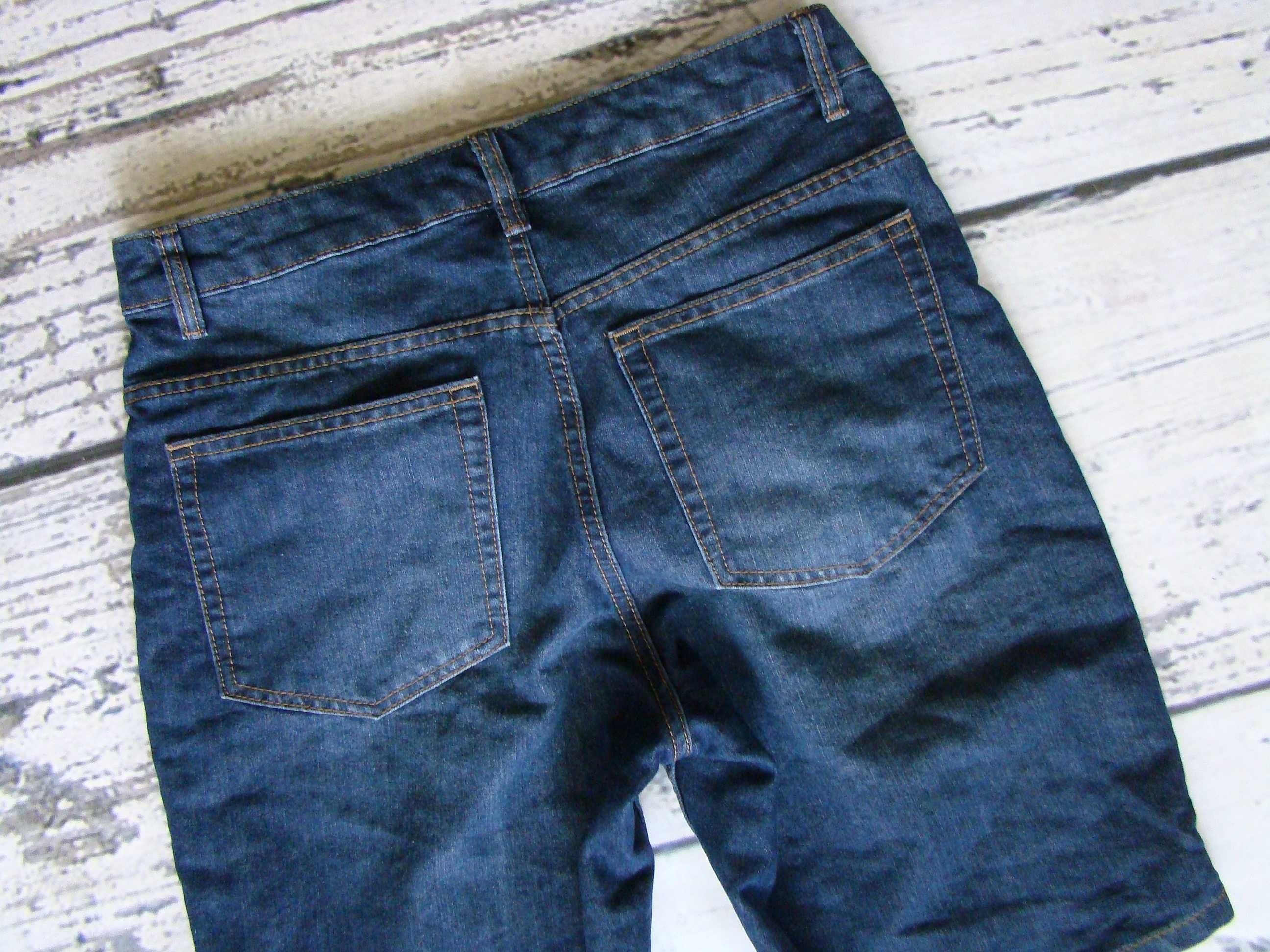Denim Co świetne markowe jeansowe spodenki jak nowe r W30  pas: 78 cm