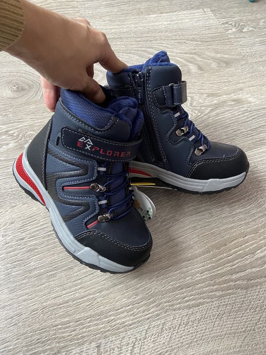 Ciepłe modne kozaki dla chłopca Rozmiary 27,28