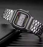 Zegarek retro digital w stylu Cartier