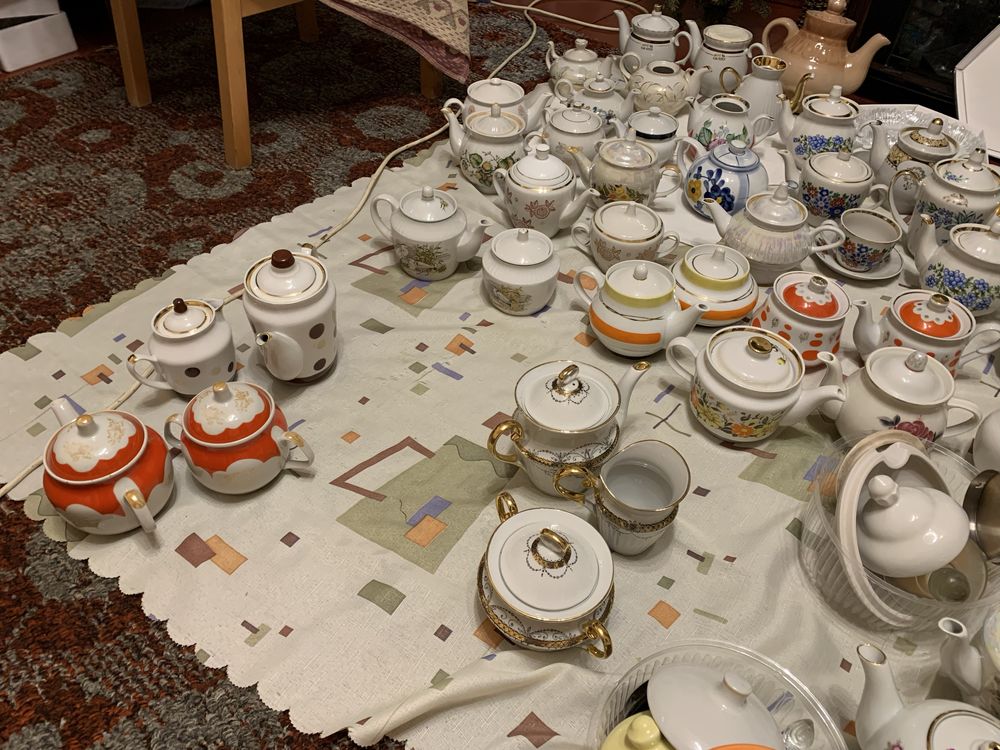Розпродаж частини колекції чайників-заварників СРСР вінтажних від100гр