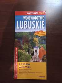 Mapa samochodowo turystyczna Województwo Lubuskie