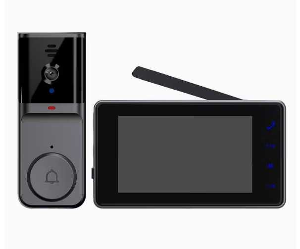 Видеозвонок дверной с панелью домофон интерком работает без wifi