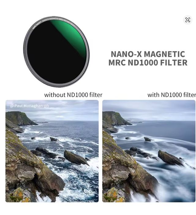 Набір фільтрів K&F Concept Nano-X filter — 82 mm UV, CPL, ND1000