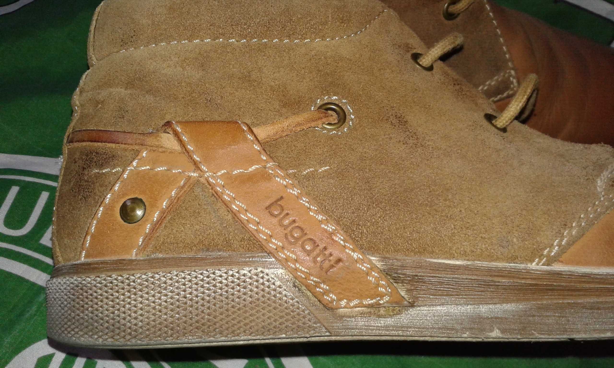 Super buty BUGATTI  skorzane  num 43