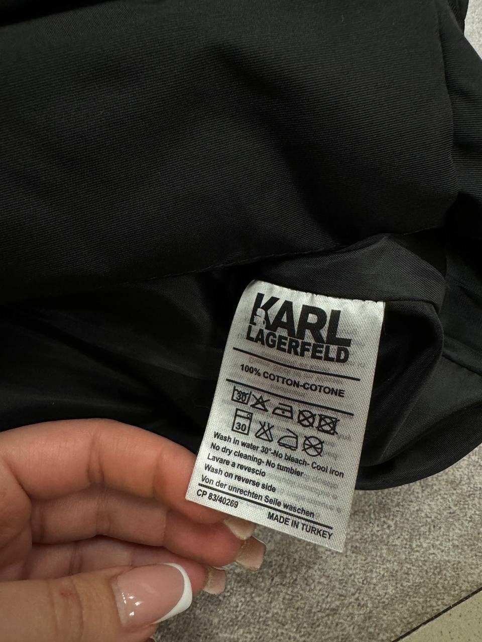 НОВЫЙ СЕЗОН ЕКСКЛЮЗИВ черная жилетка от Karl Lagerfeld - весна 2024