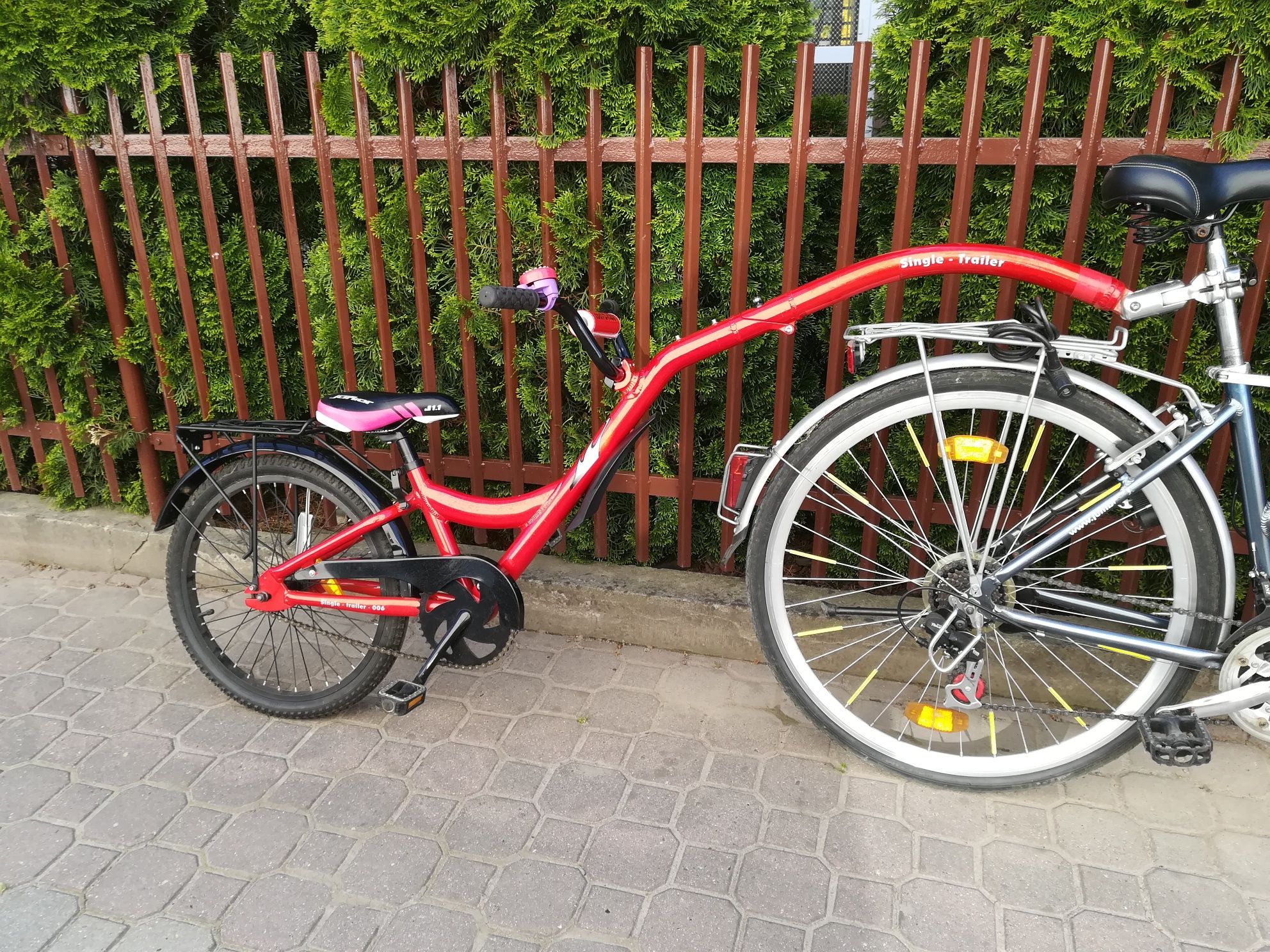 Hol rowerowy przyczepka