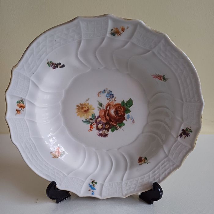 Miśnia Meissen duży talerz jubileuszowy z 1929r.