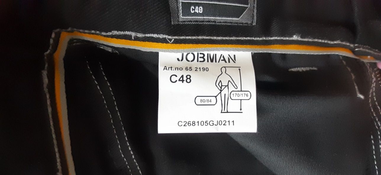 Jobman spodnie robocze krótkie C48