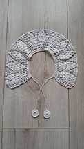Kołnierzyk koronkowy rękodzieło handmade