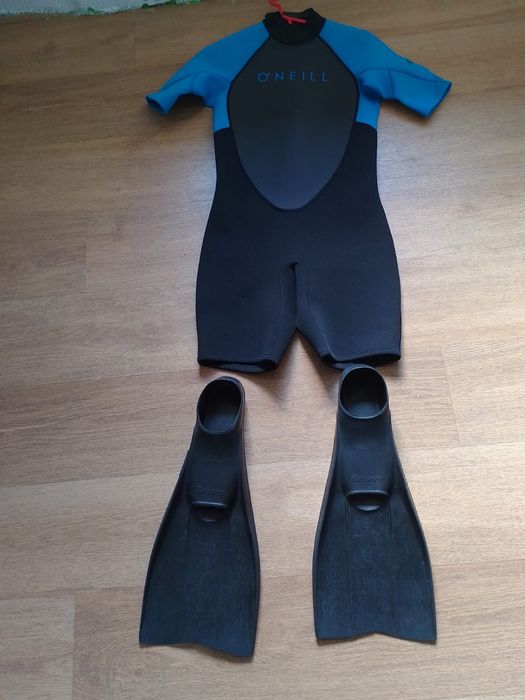 Komplet pianka,płetwy,buty