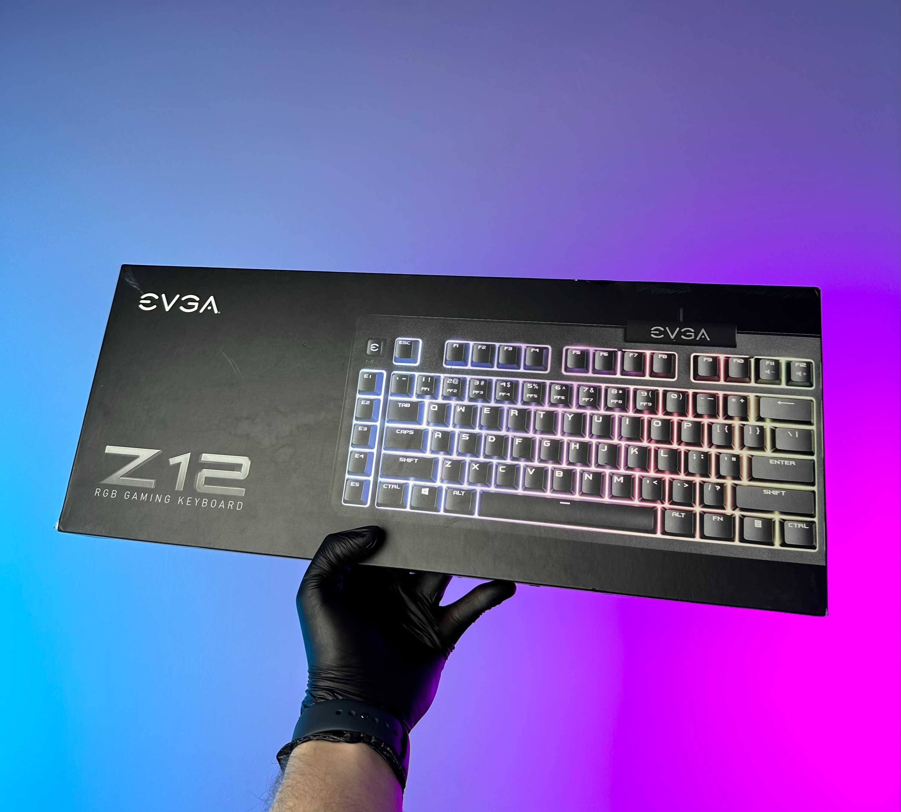 Ігрова Геймерська Клавіатура EVGA Z12 с RGB