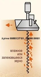 Ворошитель зерна, перемішувач зерна