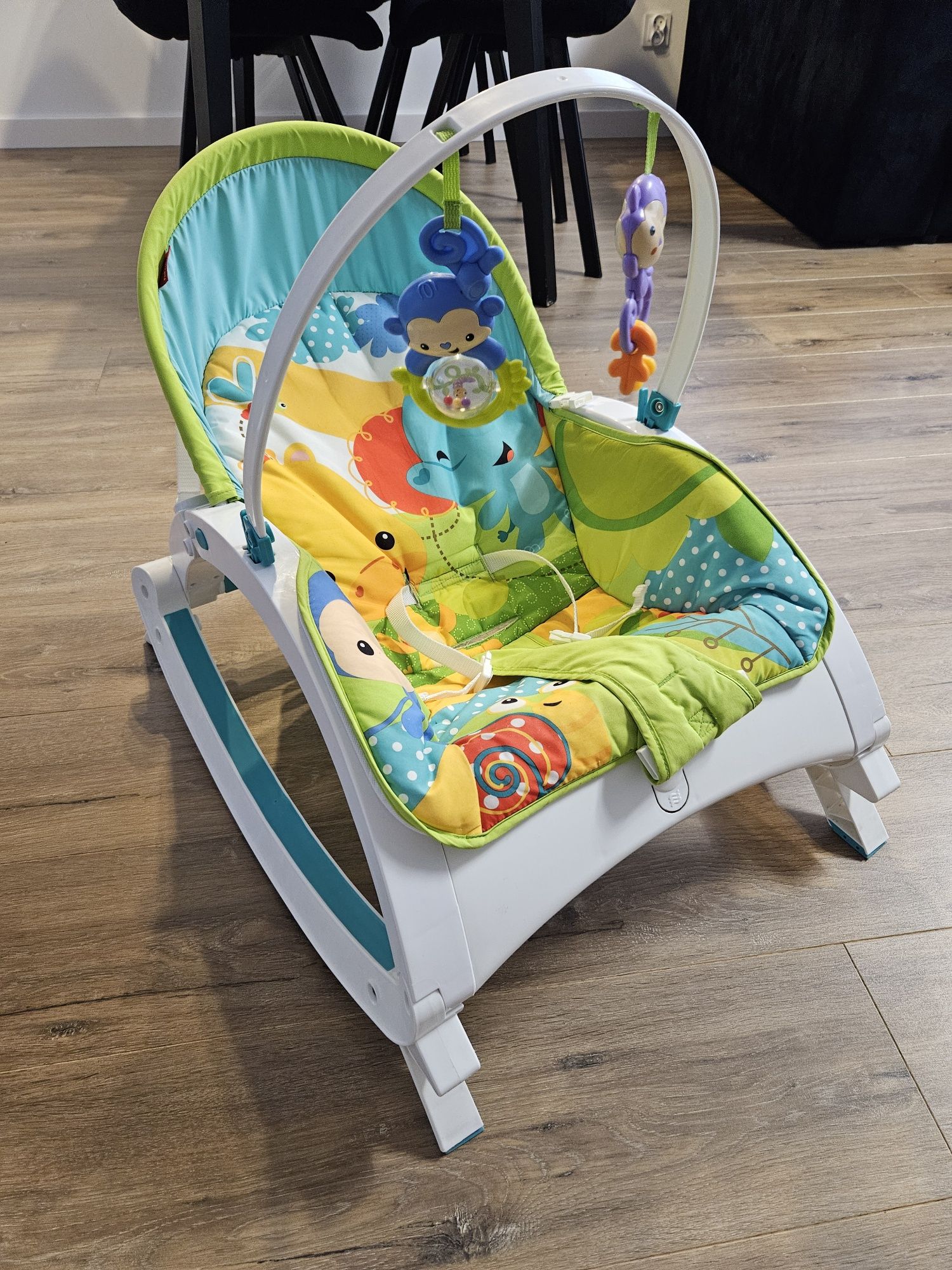 Fisher Price leżaczek, Bujaczek, krzesełko